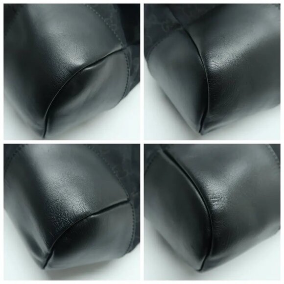 Gucci Black Leather Shoulder Bag 439-031825 - Picture 6 of 12